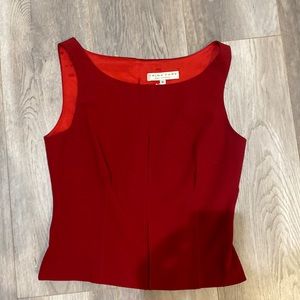 Gorgeous Red Trina Turk Sleeveless Top - Size 6